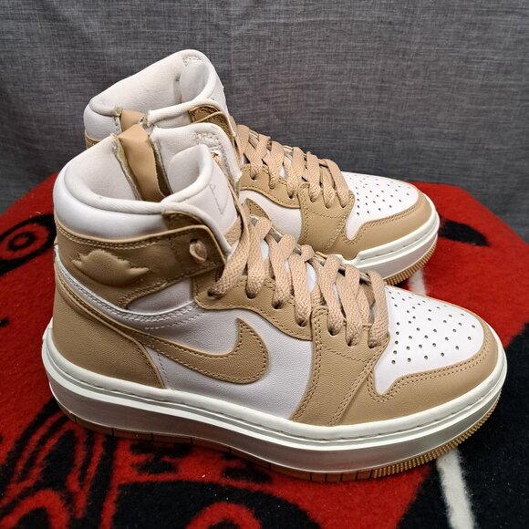 Size 5.5 Nike Air Jordan 1 Elevate High Desert White DN3253-121 Women - Picture 2 of 13